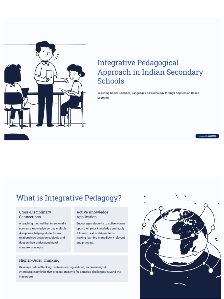 Integrative Pedagogical Approach in Indian Secondary Schools | PDF ...