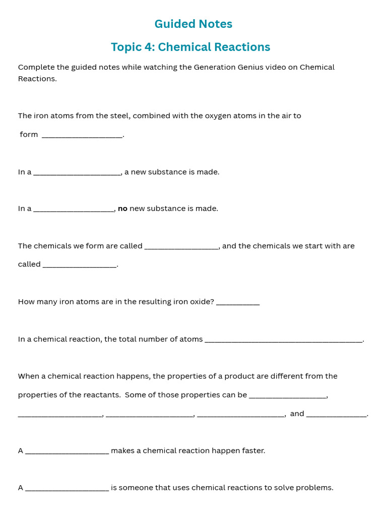 Guided+Notes+7th+S+Topic+4 | PDF