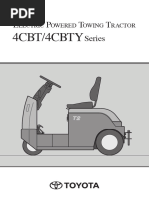 Toyota CBT6 Electric Towing Tractor Specs | PDF | Vehicles | Motor Vehicle