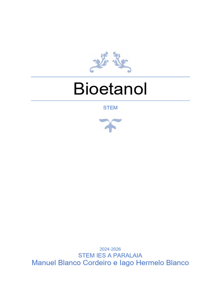 Bioetanol | PDF