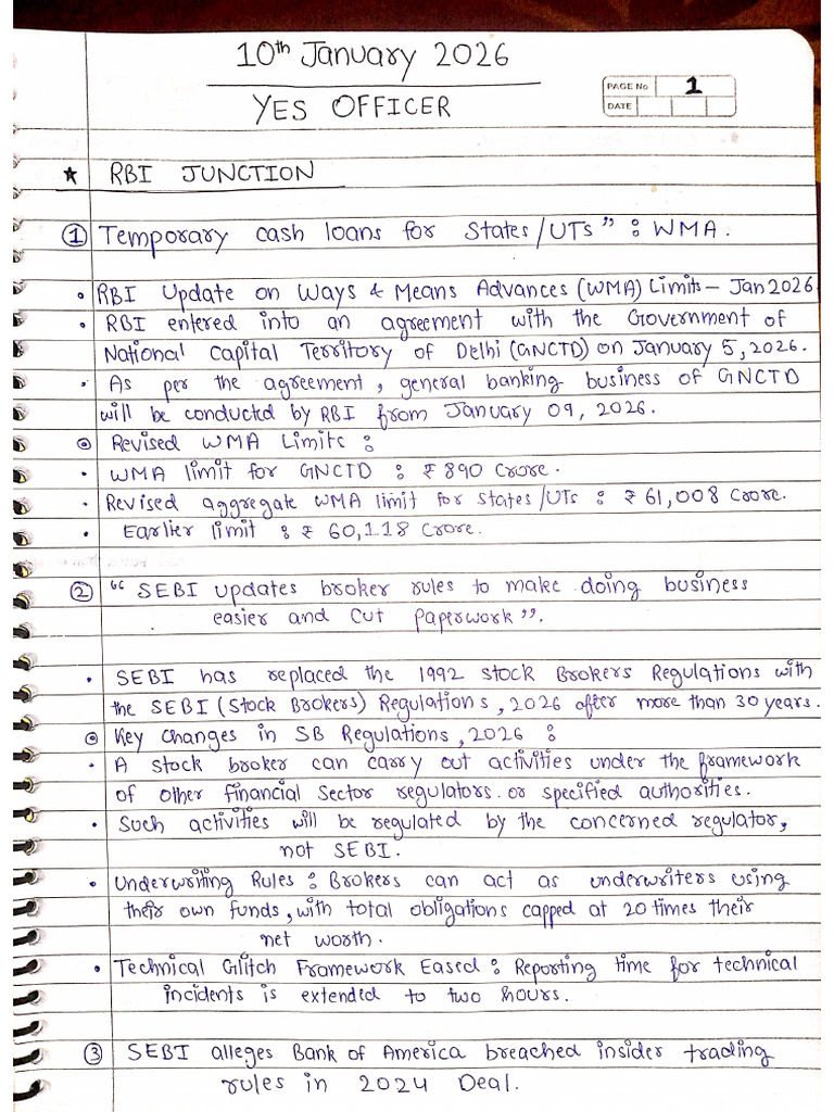 10 Jan 26, Handwritten Notes | PDF