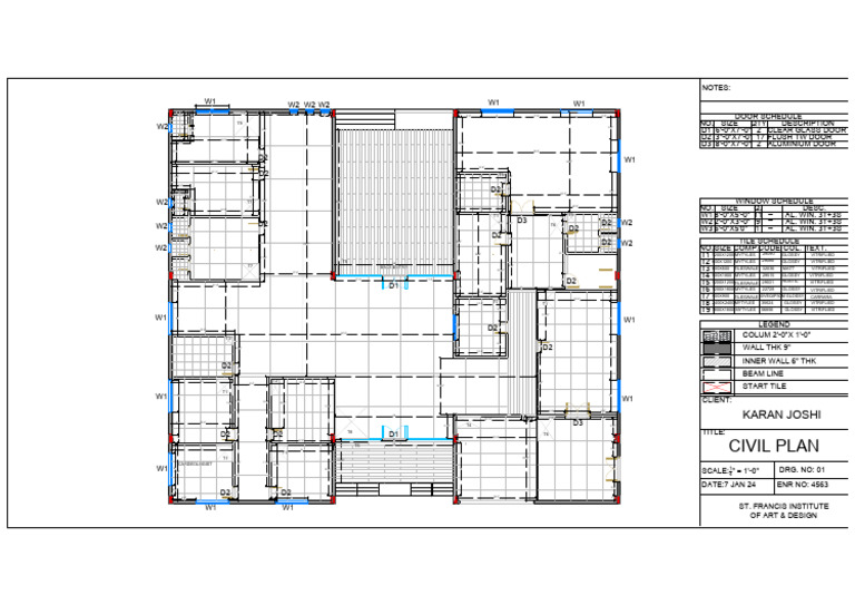 Anurag Civil Plan 2-Model.pdf of Hospital | PDF