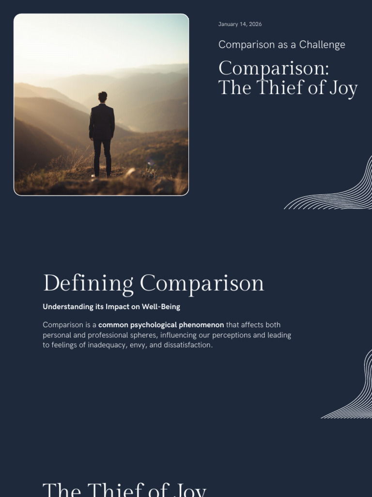 Overcoming Comparison for Well-Being | PDF | Well Being | Contentment