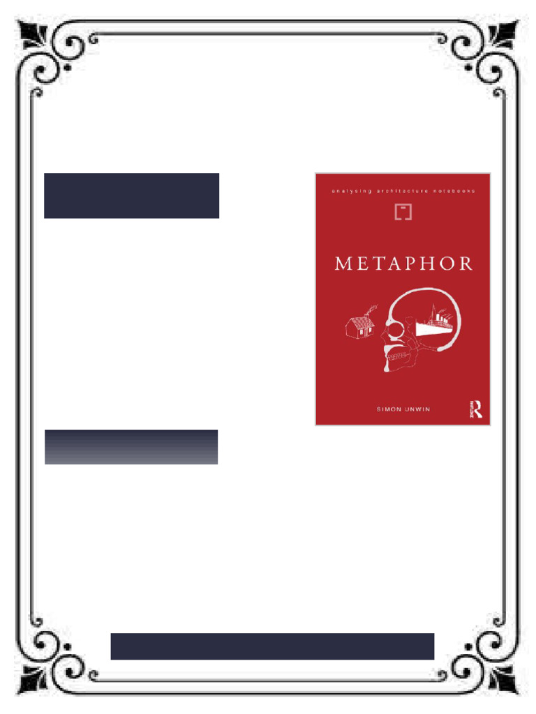 Metaphor An Exploration of the Metaphorical Dimensions and Potential of ...