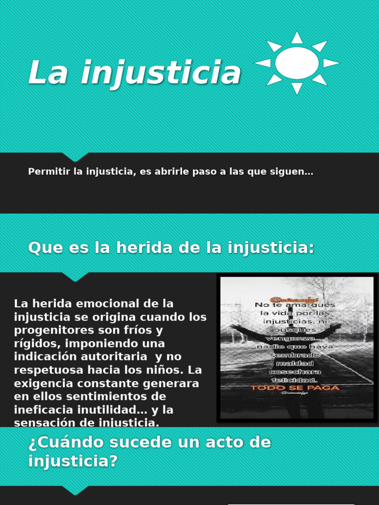 la injustica | PDF