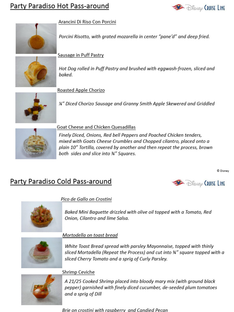 Party Paradiso Passaround Selection | PDF