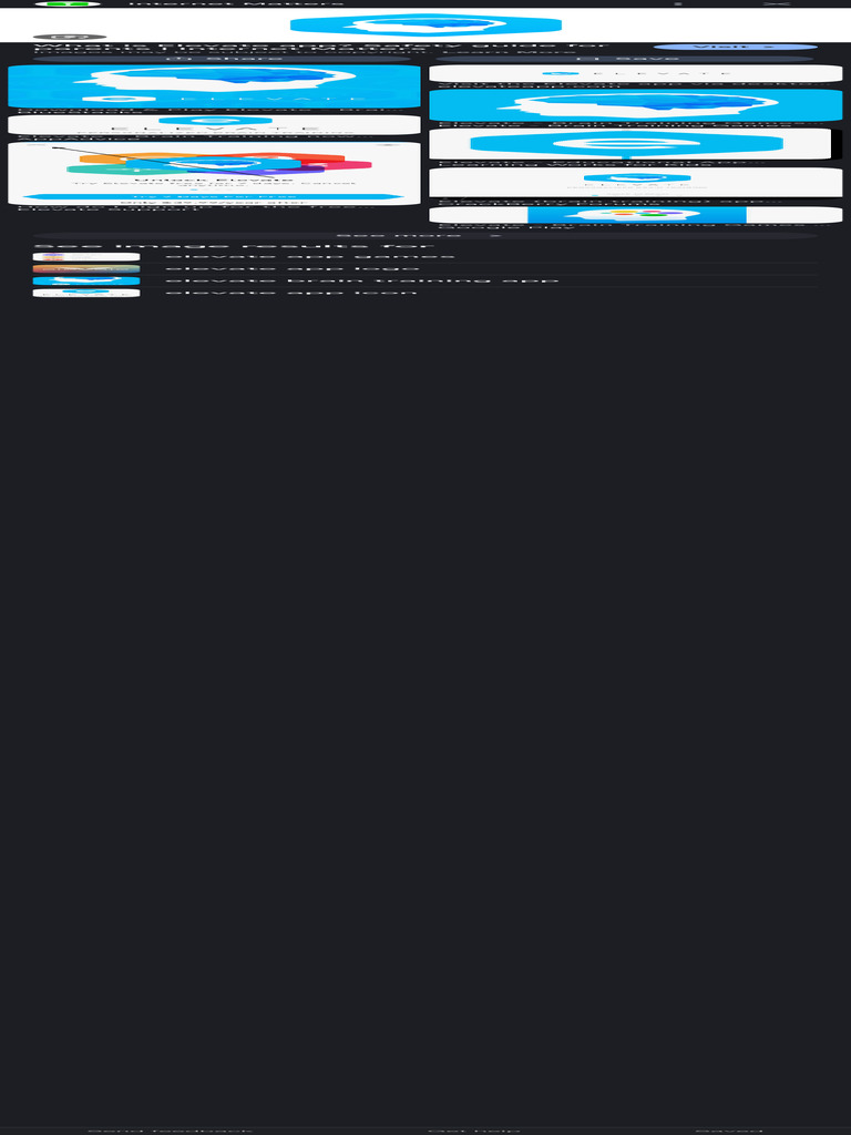 Elevate App: Brain Training Overview | PDF | Mobile App | Google Play