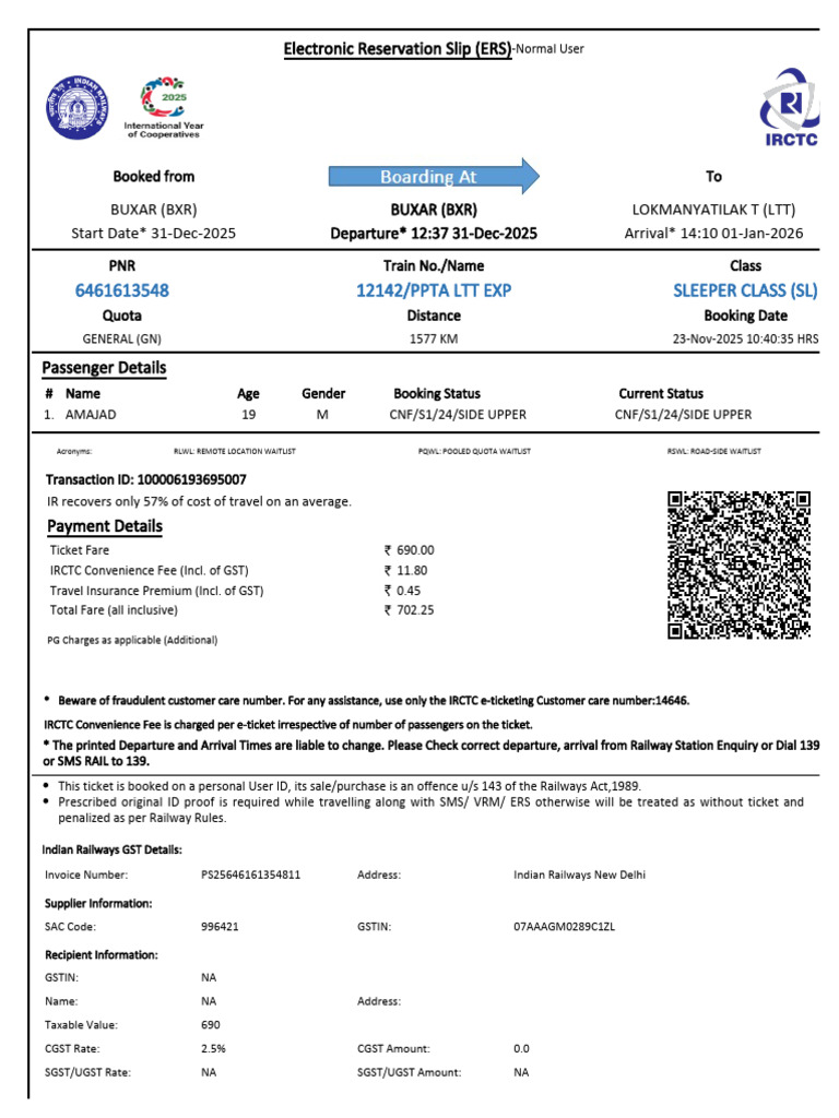 Ticket_6461613548 | PDF | Identity Document | Payments