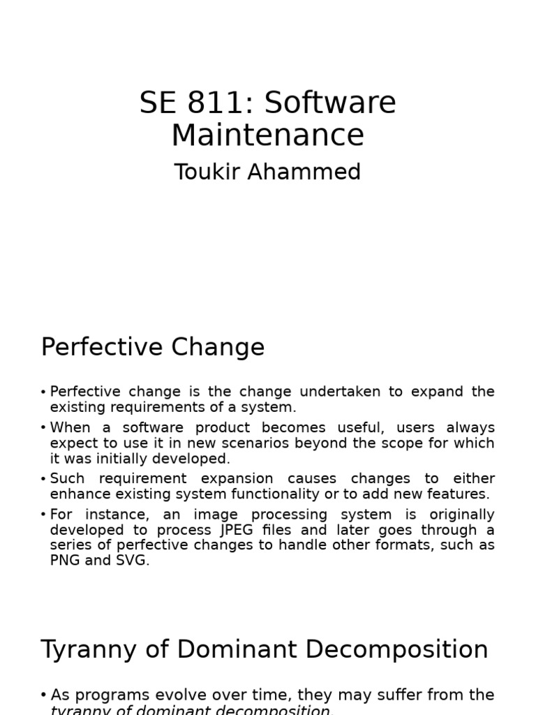 Software Maintenance and AOP Insights | PDF | Computer Science ...