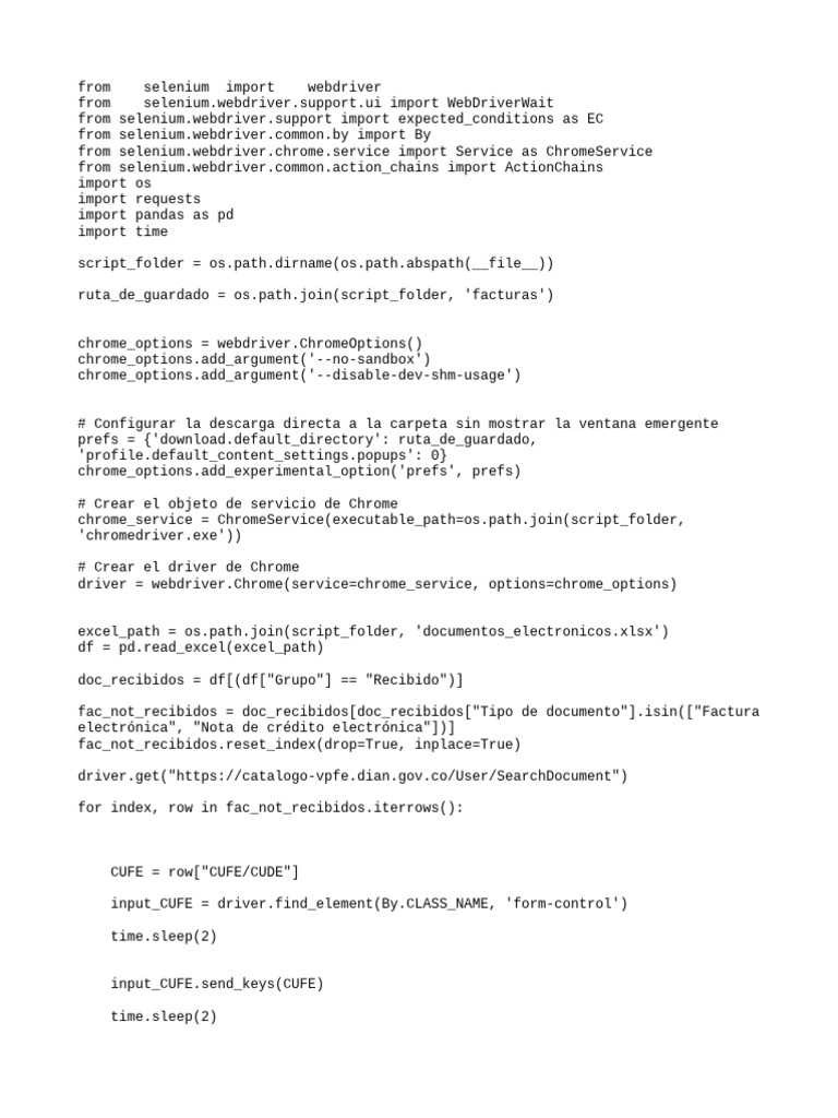 Automate PDF Downloads with Selenium | PDF | Software Development | Html