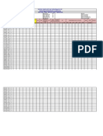 Spacing Trials - Data Sheet