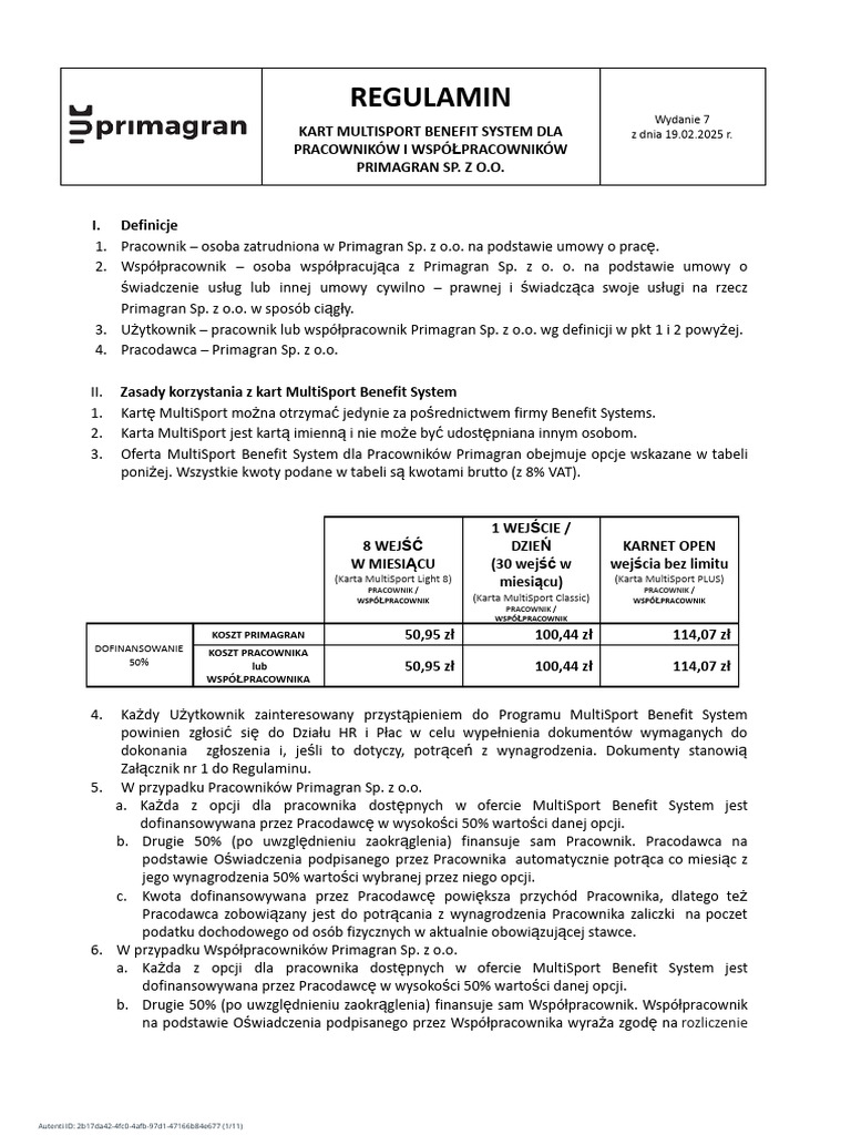 Regulamin Multisport Wydanie 7 Pdf 