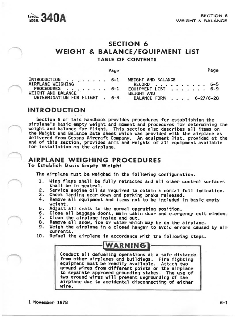 Section 6 W&B | PDF