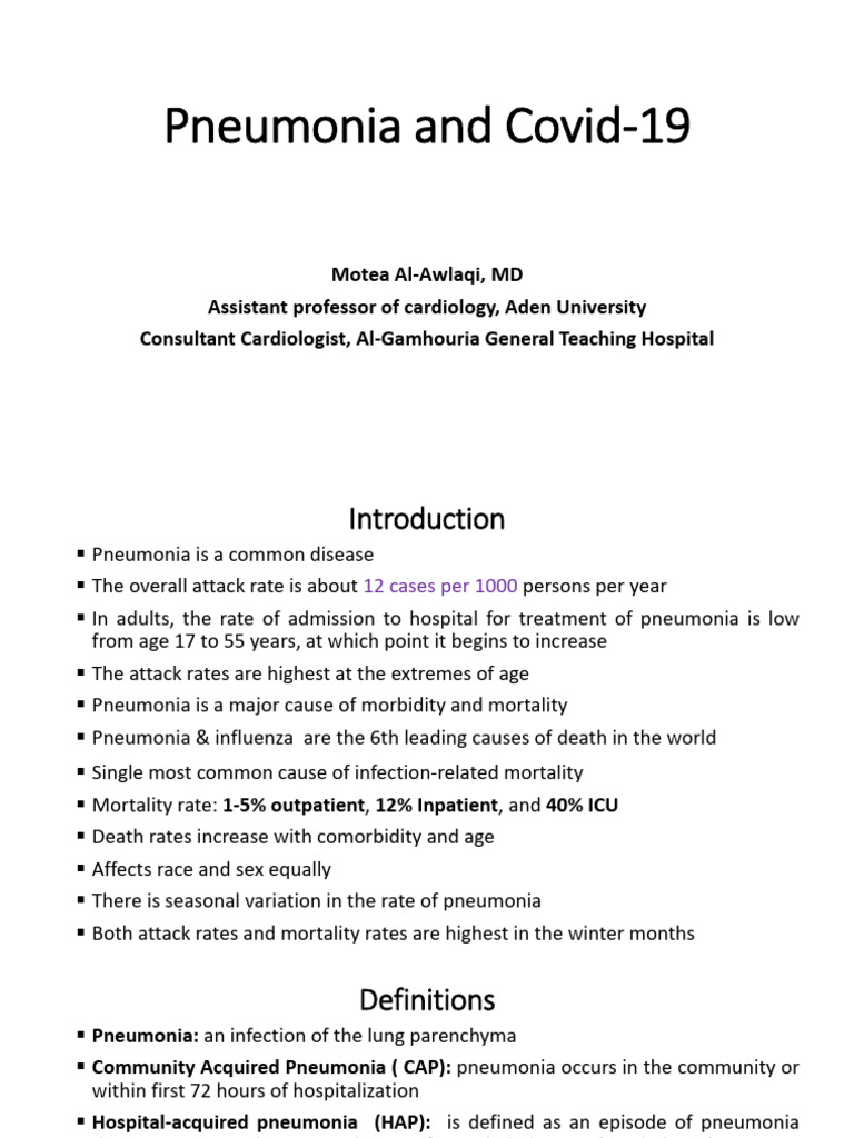ALAWLAQI PNEUMONIA FINAL | PDF | Pneumonia | Infection