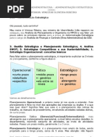 Aula 13 - Administração Estratégica