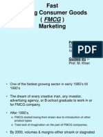 Fast Moving Consumer Goods (FMCG) Marketing: Presented By