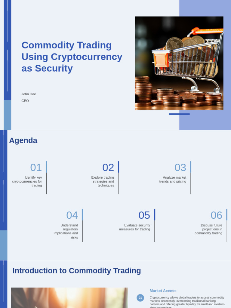 Crypto Security in Commodity Trading | PDF | Cryptocurrency | Market ...