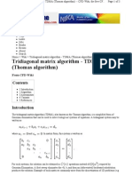 Tridiagonal Matrix Algorithm2