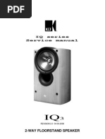 KEF Iq3 Service Manual