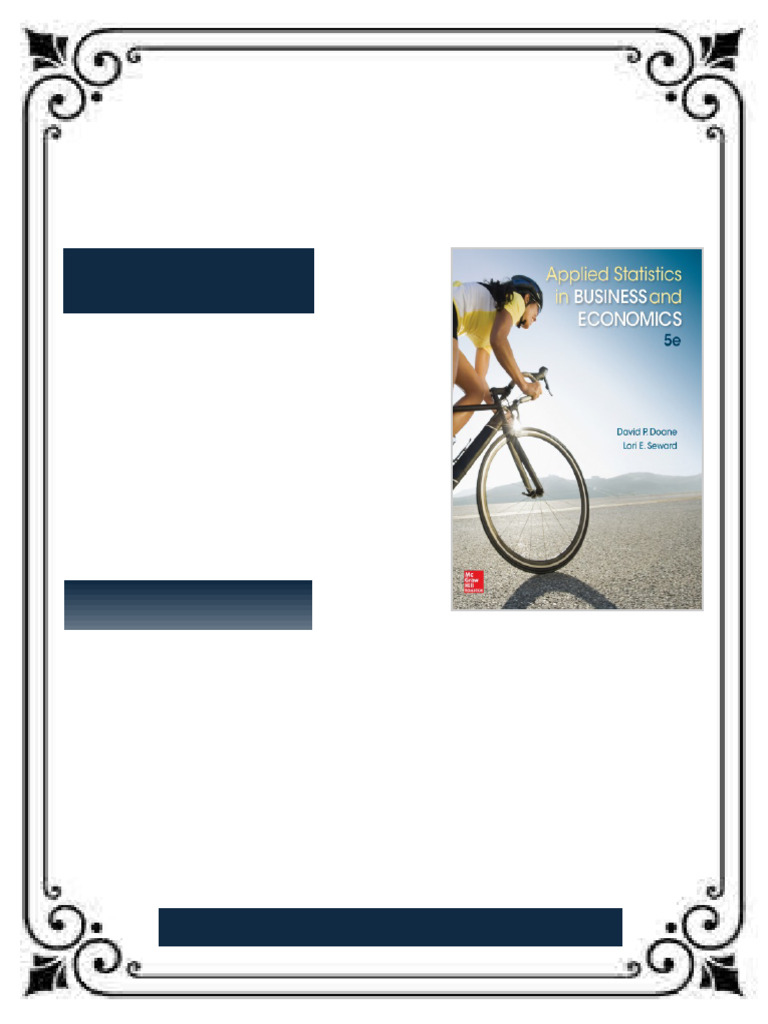 Applied Statistics in Business and Economics 5th Edition David Doane ...