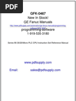 GFK-0467 GE Fanuc Manuals Programming-Software New in Stock!