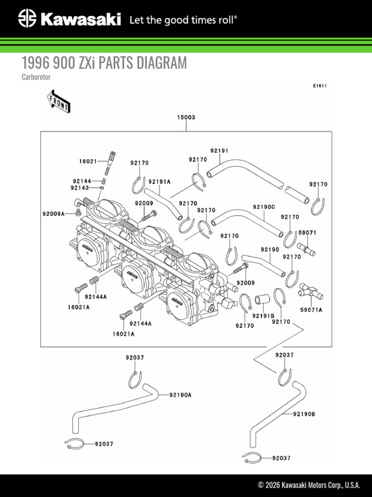 1996 900 ZXi Carburetor | PDF
