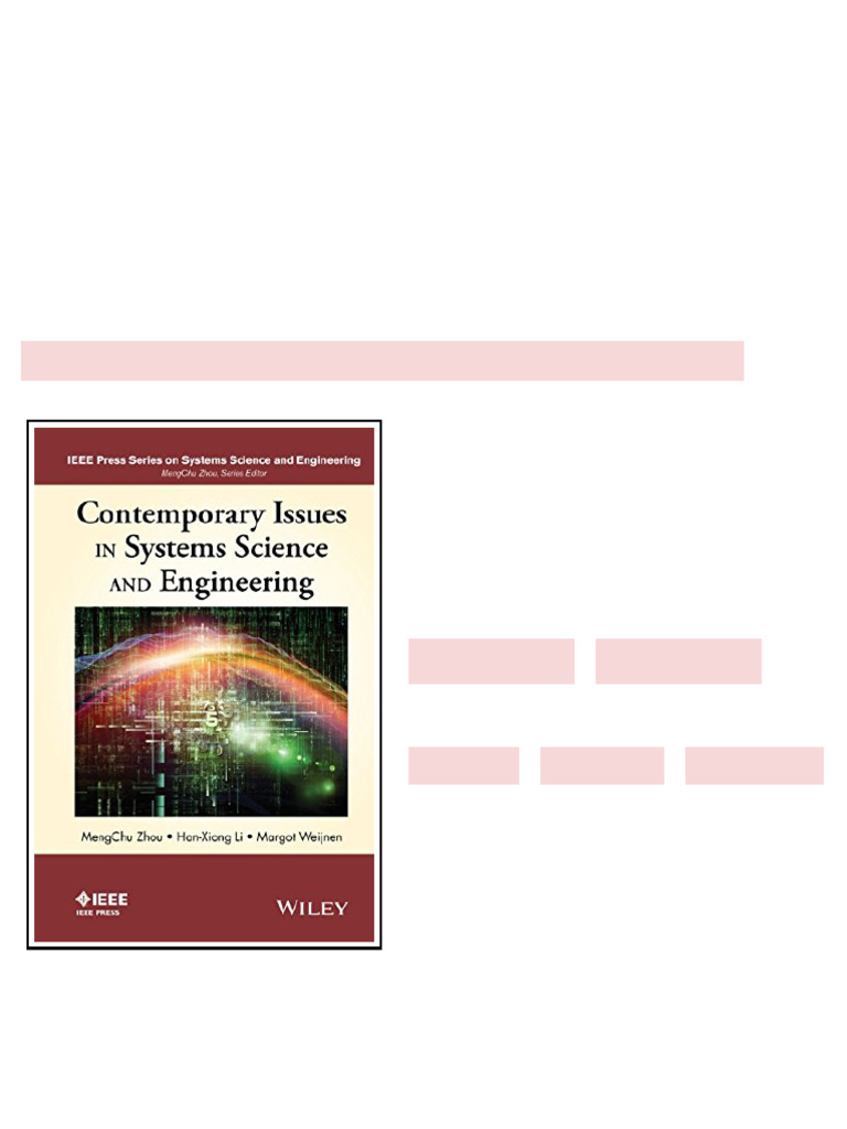 (Ebook) Contemporary Issues in Systems Science and Engineering by ...
