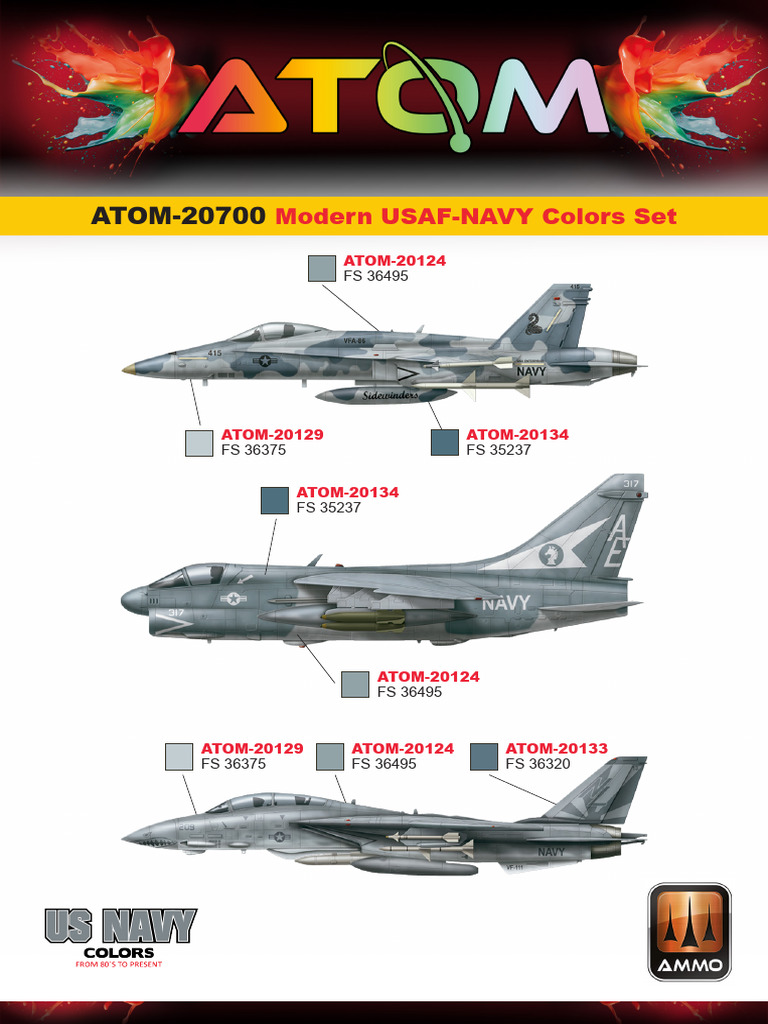 USAF-NAVY Color Sets and Codes | PDF