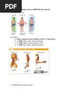 Hip Flexion MMT Grading Guide | PDF