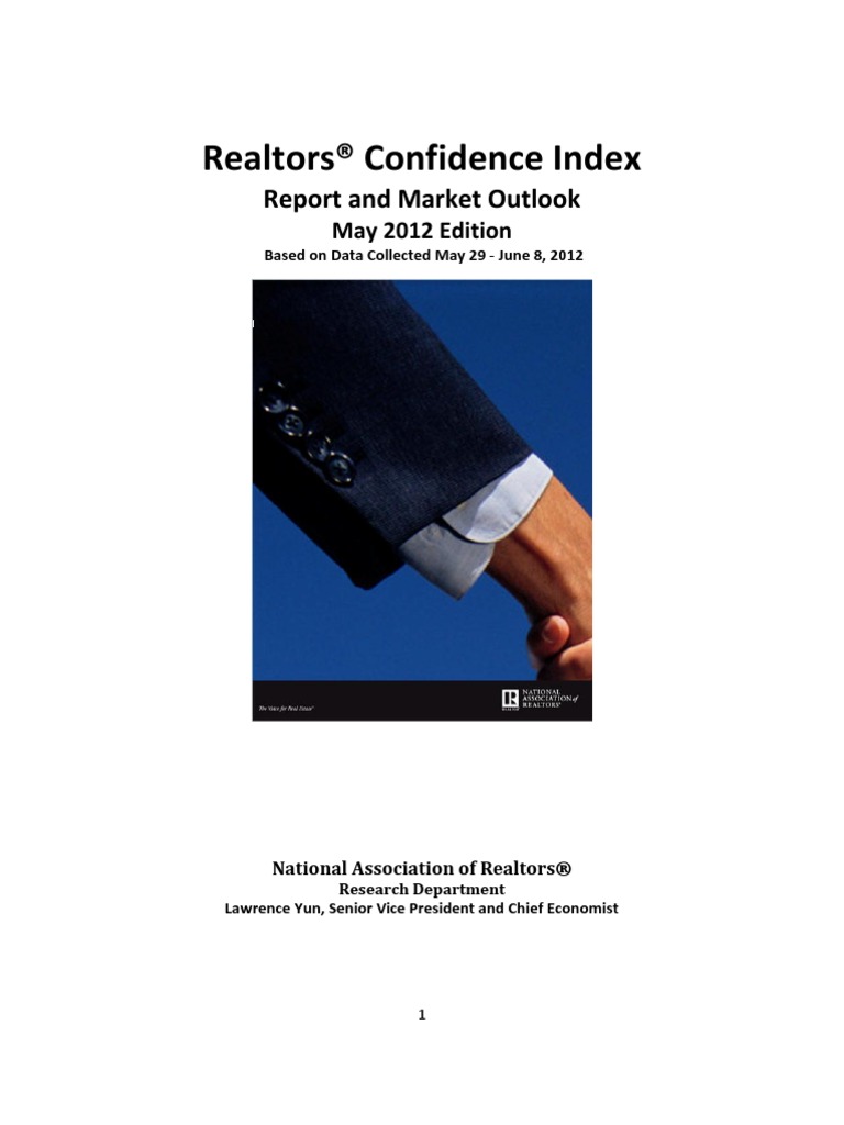 May 2012 RCI Report | PDF | Real Estate Broker | Mortgage Loan