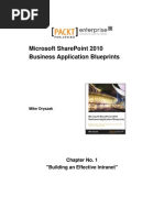 Microsoft Sharepoint 2010 Business Application Blueprints: Chapter No. 1 "Building An Effective Intranet"