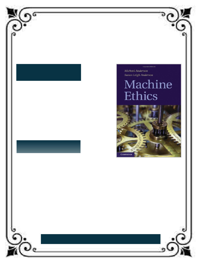 Machine Ethics 1st Edition Edited By Michael Anderson ebook chapter ...