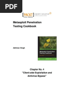 Metasploit Penetration Testing Cookbook: Chapter No. 4 "Client-Side Exploitation and Antivirus Bypass"