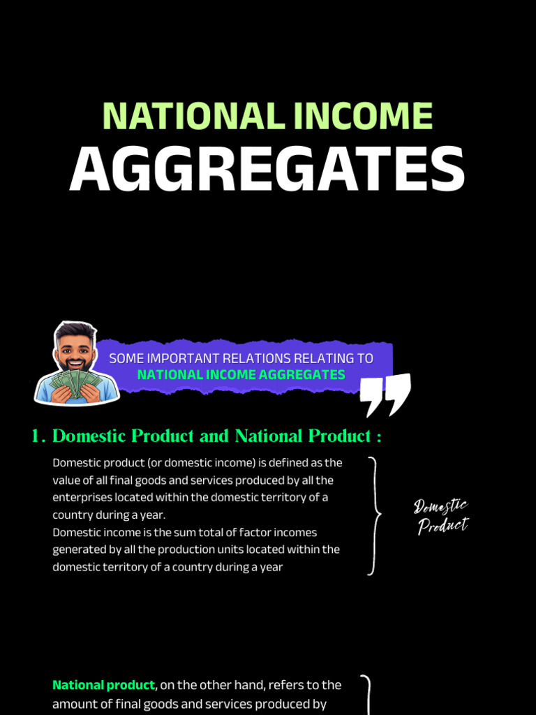 National Income Aggregates Explained | PDF | Gross Domestic Product ...