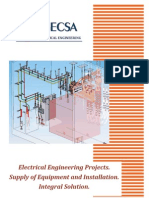 Electrical Engineering Projects. Supply of Equipment and Installation. Integral Solution