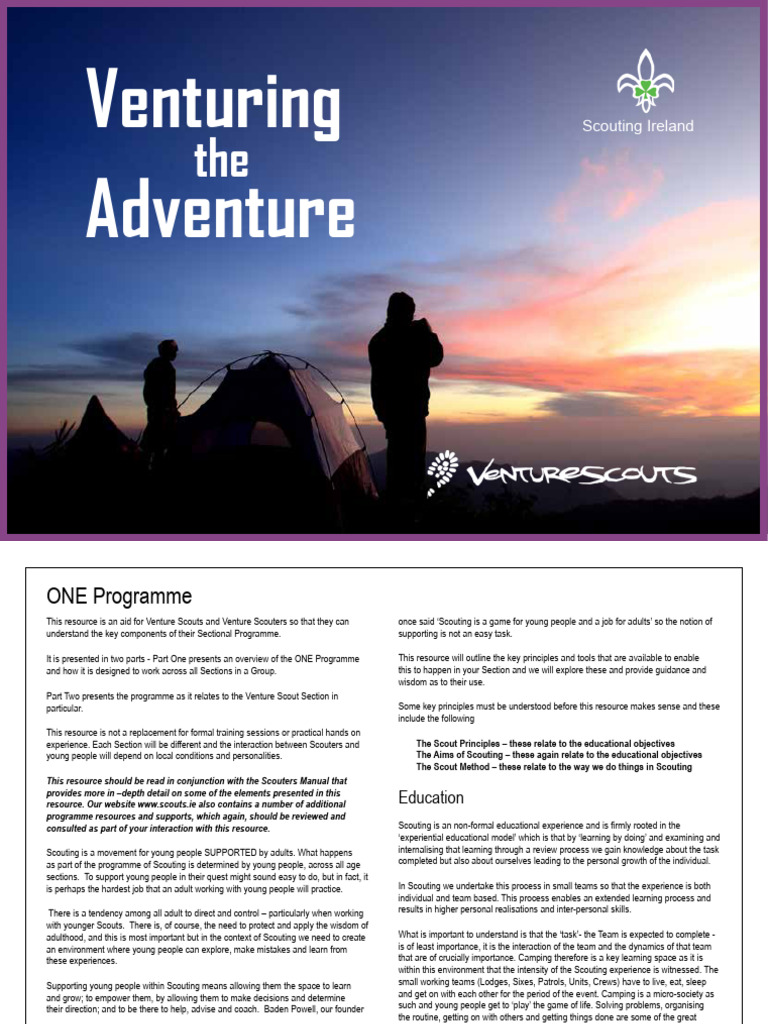 Venture Scouts Program Overview Guide | PDF | Scouting