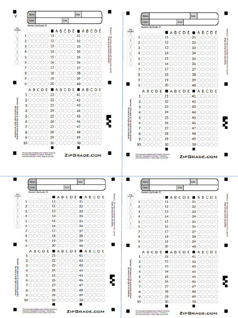 Zip Grade | PDF
