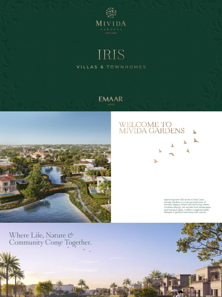 Mivida Gardens: Luxury Living in Cairo | PDF | Porch | Gardens