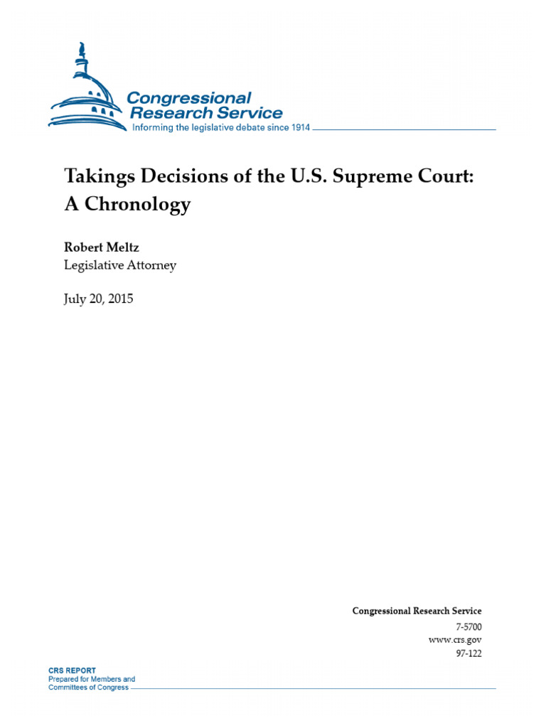 97-122 | PDF | Eminent Domain | Fifth Amendment To The United States ...