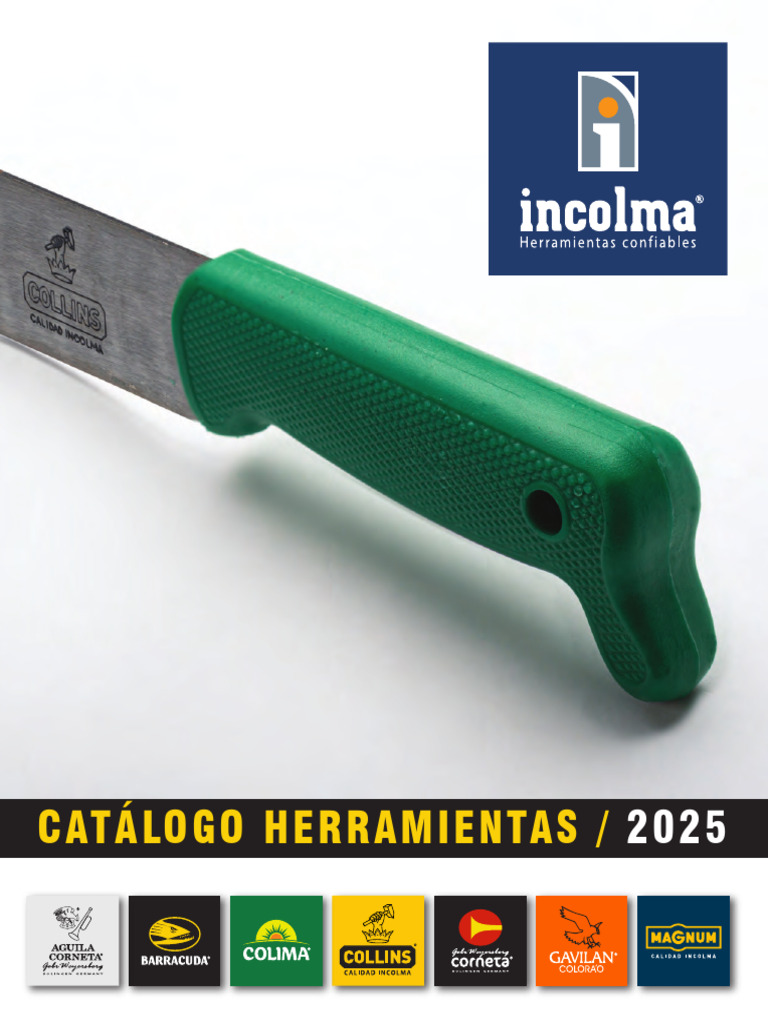 Catálogo de Herramientas Incolma 2025 | PDF | Acero | tijeras