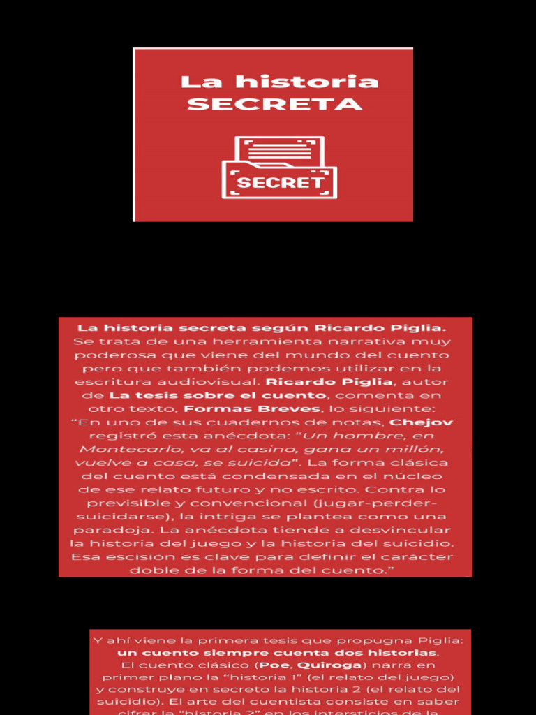 La Historia Secreta | PDF