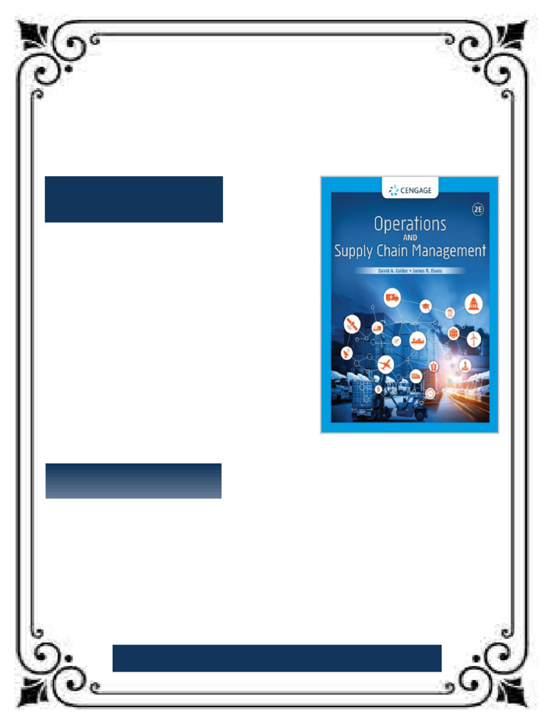 (Ebook PDF) Operations and Supply Chain Management 2nd edition by David ...