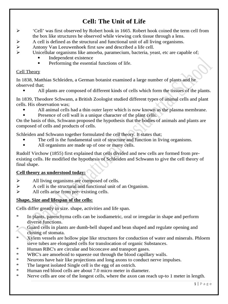 Understanding Cell Structure and Function | PDF | Cell Membrane | Cell ...