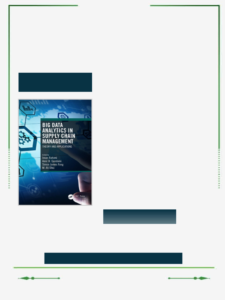 (Ebook PDF) Big Data Analytics in Supply Chain Management Theory and ...
