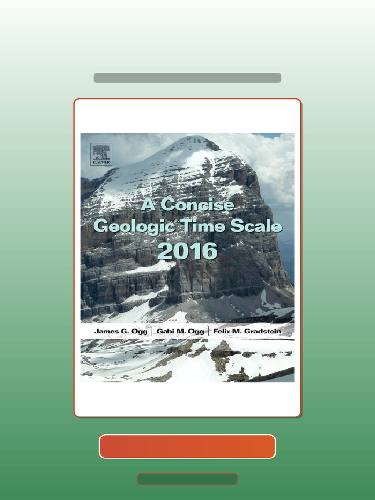 Test Bank for a Concise Geologic Time Scale 1st Edition | PDF ...