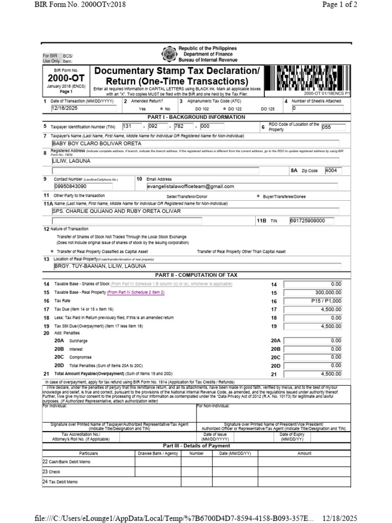OLIVAR2000OT | PDF | Taxes | Economies