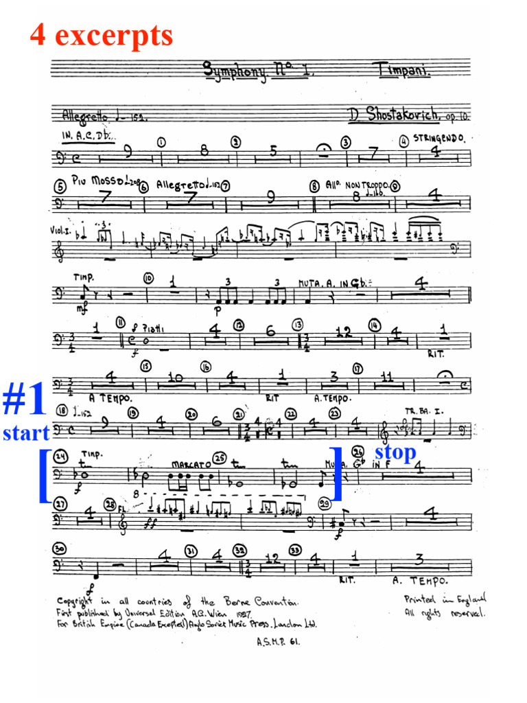 10 - Percussion - Timpani, SD | PDF