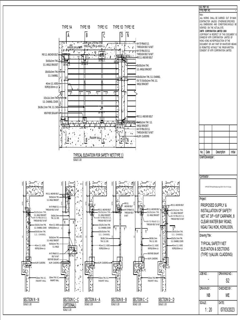 Safety Net Installation Details | PDF