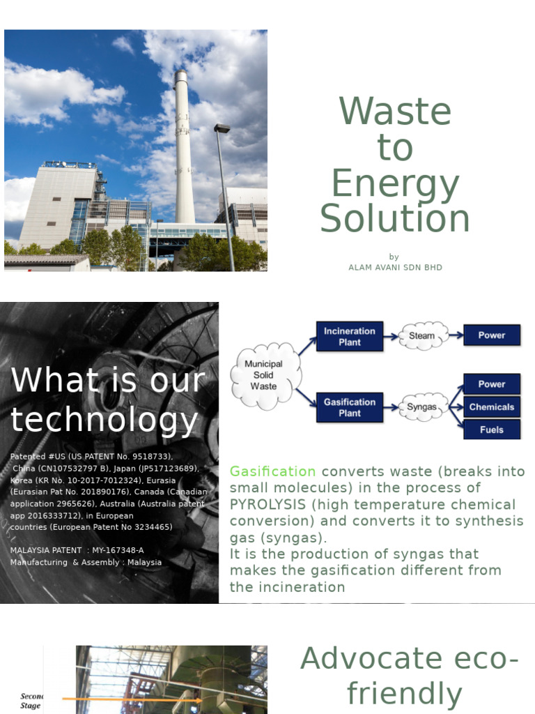Waste to Energy Solutions Overview | PDF | Gasification | Scientific ...