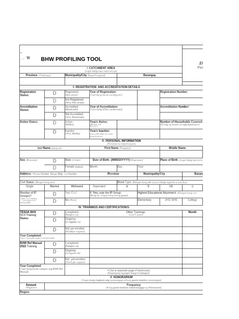BHW Profiling Tool | PDF